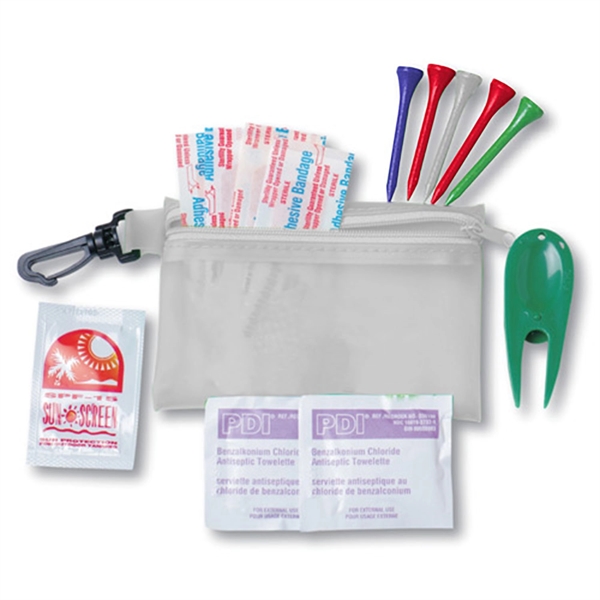 Kit with all your golf needs. Tees, Ball marker, sunscreen, and... from ASI 90859 Tempo Industries Inc