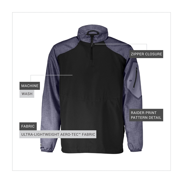 Adult water-resistant pullover with 1/4-zip neckline... from ASI 37461 Augusta Sportswear / Holloway® Holloway Sportswear