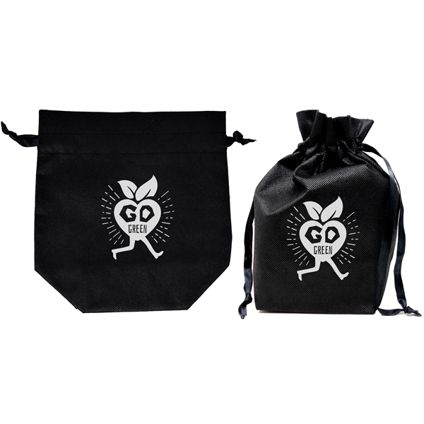This non-woven drawstring pouch is an ideal size to dress up... from ASI 61966 HPG / Beacon Promotions