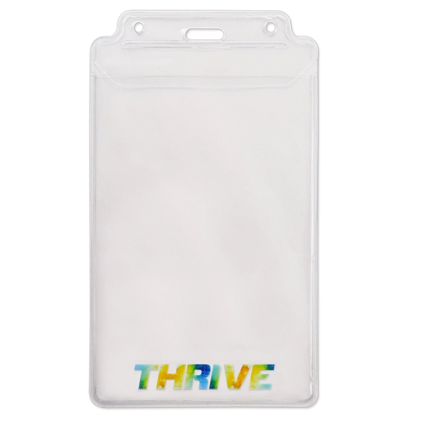 Durable, event-size badge/credential holders keep tickets or other large credentials extra... from ASI 79898 Promovision / PROMOVISION