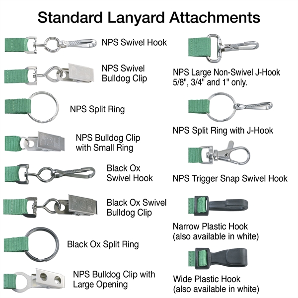 Quality custom silkscreen lanyards with a huge selection of attachment options.... from ASI 79898 Promovision / PROMOVISION