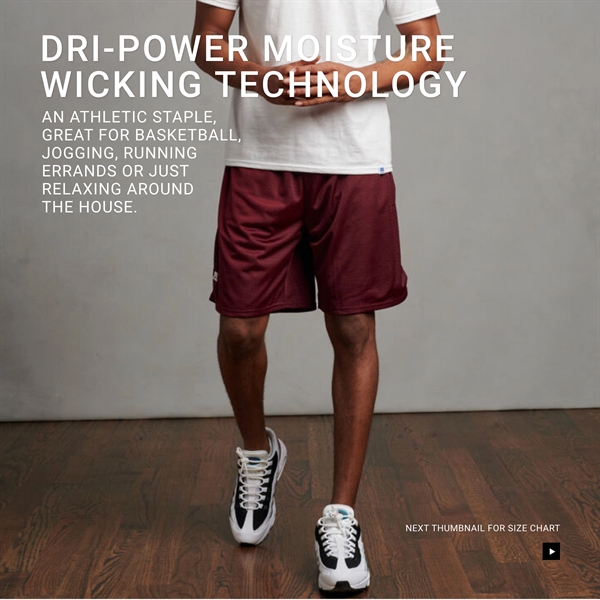 Dri-Power® Mesh Shorts with 100% polyester... from ASI 37461 Augusta Sportswear