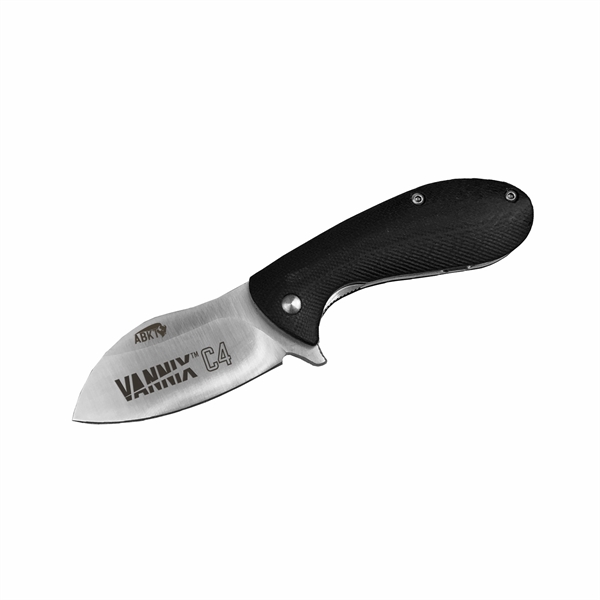3.0" handle. 2.75" blade. Compact knife from American Buffalo. Pocket clip,... from ASI 46170 Compass Industries Inc