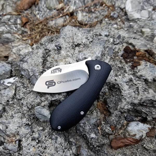 3.0" handle. 2.75" blade. Compact knife from American Buffalo. Pocket clip,... from ASI 46170 Compass Industries Inc