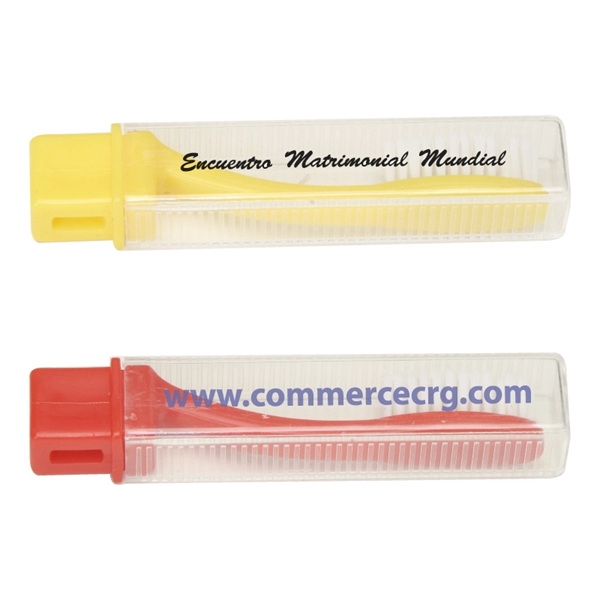 4" travel toothbrush with sleeve.... from ASI 57655 STOPNGO Line