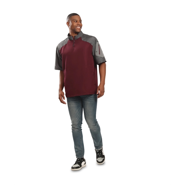 The Raider Short Sleeve Pullover is made from ultra-lightweight Aero-Tec fabric,... from ASI 37461 Augusta Sportswear / Holloway Sportswear
