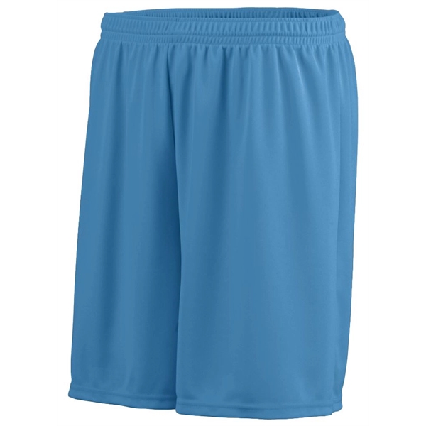 Youth 100% polyester short with moisture wicking, 7-inch inseam, and covered... from ASI 37461 Augusta Sportswear / Augusta Sportswear, Inc. d/b/a Momentec Brands