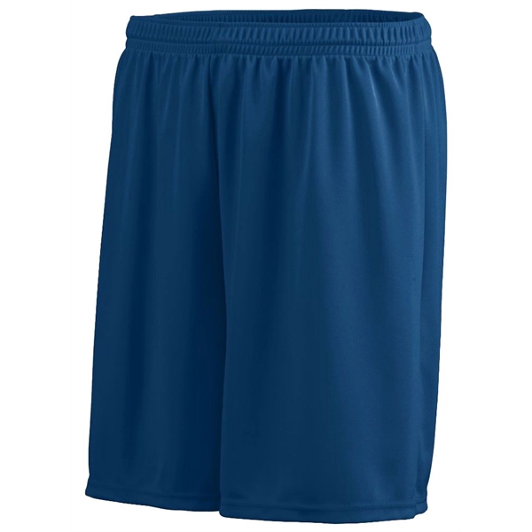 Youth 100% polyester short with moisture wicking, 7-inch inseam, and covered... from ASI 37461 Augusta Sportswear / Augusta Sportswear, Inc. d/b/a Momentec Brands