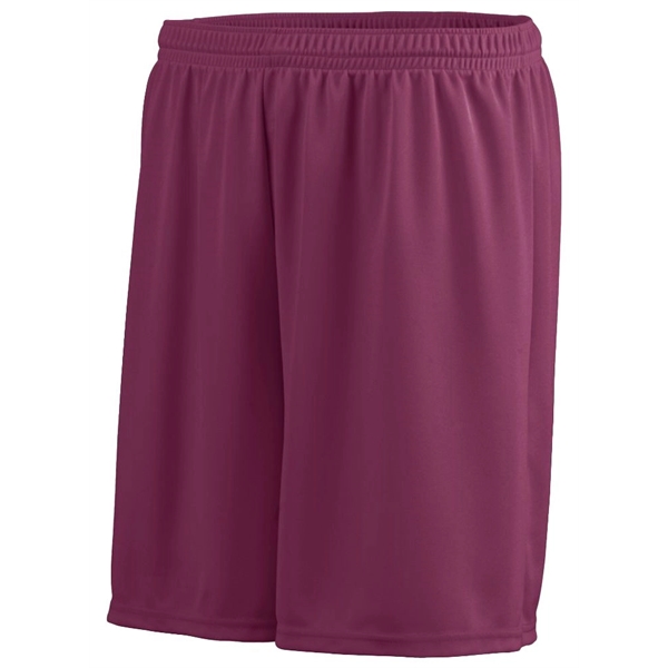 Youth 100% polyester short with moisture wicking, 7-inch inseam, and covered... from ASI 37461 Augusta Sportswear / Augusta Sportswear, Inc. d/b/a Momentec Brands
