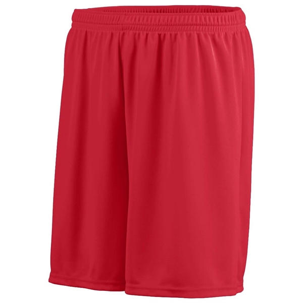 Youth 100% polyester short with moisture wicking, 7-inch inseam, and covered... from ASI 37461 Augusta Sportswear / Augusta Sportswear, Inc. d/b/a Momentec Brands