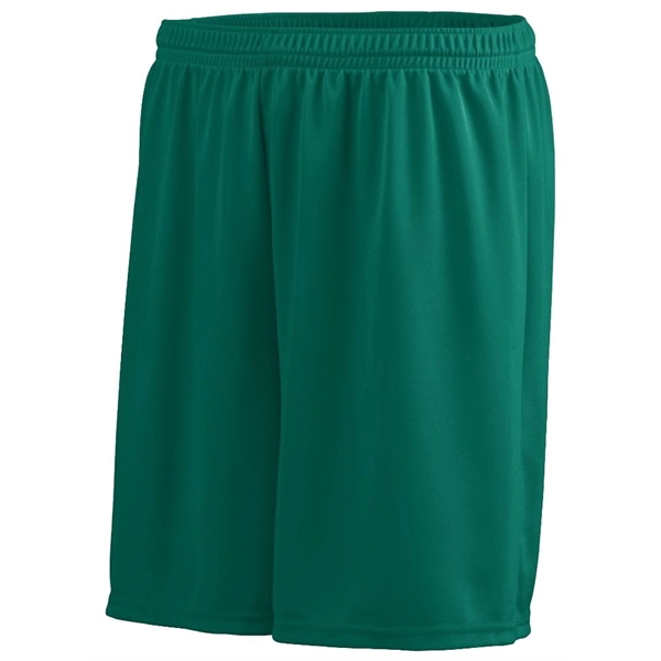 Youth 100% polyester short with moisture wicking, 7-inch inseam, and covered... from ASI 37461 Augusta Sportswear / Augusta Sportswear, Inc. d/b/a Momentec Brands
