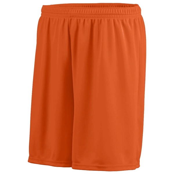 Youth 100% polyester short with moisture wicking, 7-inch inseam, and covered... from ASI 37461 Augusta Sportswear / Augusta Sportswear, Inc. d/b/a Momentec Brands