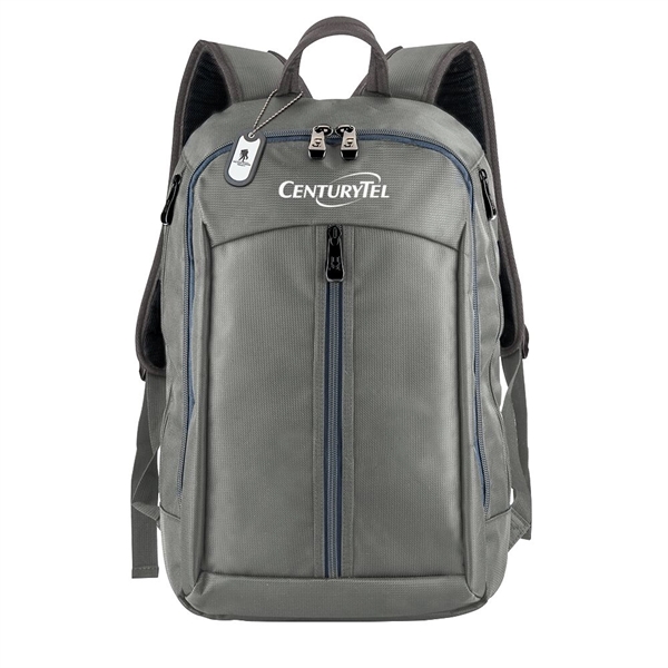 Tech backpack carries most 14" laptops with zippered pockets, padded handle... from ASI 88060 Snugz/USA Inc / Sweda®