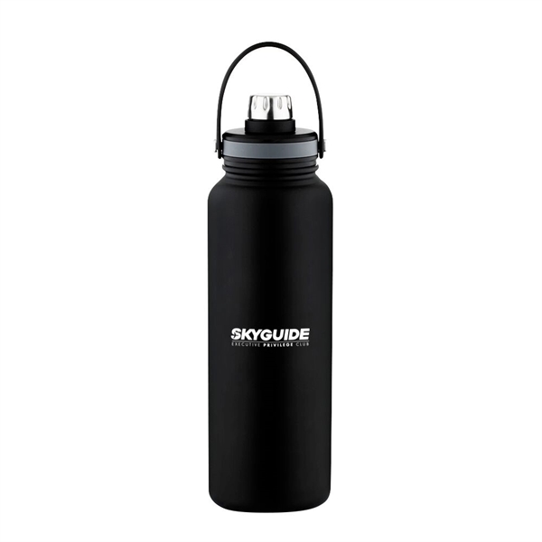 40 ounce stainless steel insulated water bottle with wide mouth opening,... from ASI 88060 Snugz/USA Inc / Sweda®