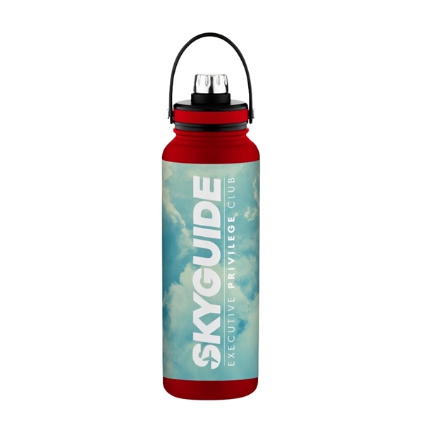 40 ounce stainless steel insulated water bottle with wide mouth opening,... from ASI 88060 Snugz/USA Inc / Sweda®