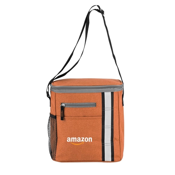 300 denier polyester lunch tote with insulated PEVA lining, multiple pockets... from ASI 88060 Snugz/USA Inc / Sweda®