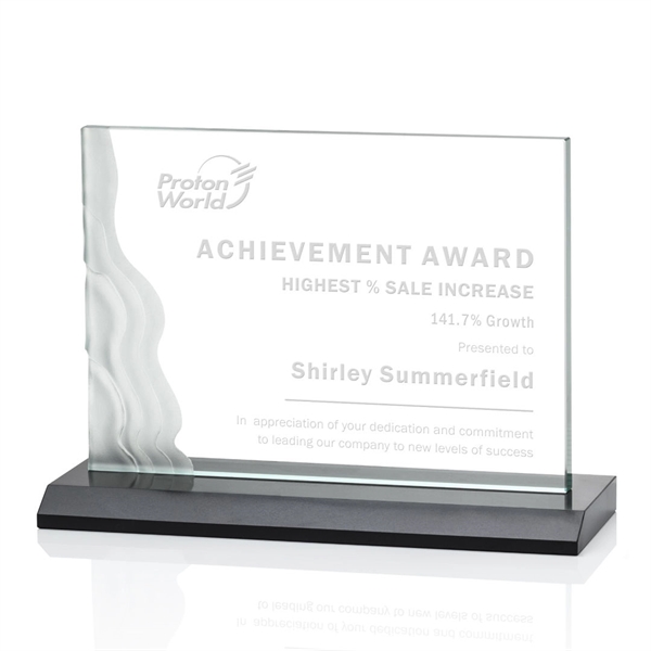 Jade crystal award with a marble base.... from ASI 84592 St Regis Group / St Regis