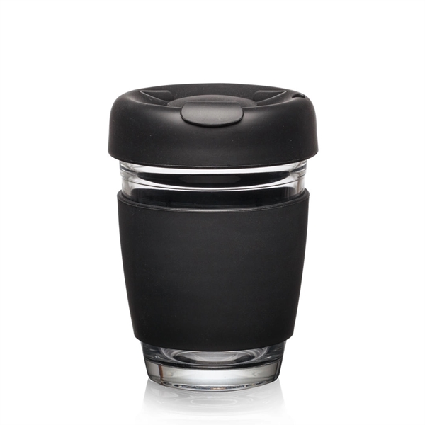 Retiro Borosilicate Glass Tumbler w/Silicone Lid - 8oz... from ASI 84592 St Regis Group