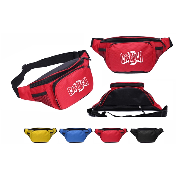 Belt Bag has 2 zippered pockets and adjustable strap, can be... from ASI 72657 Active Life Promo / Active Life