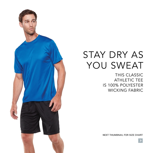 100% polyester performance adult t-shirt with set-in sleeves that's sold blank... from ASI 37461 Augusta Sportswear