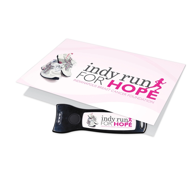 Full color digitally printed, folded card sealed in a cello bag.... from ASI 39850 The Bentcil Company