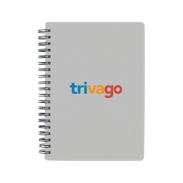 5 1/2" X 7" translucent notebook that's spiral bound and features... from ASI 88060 Snugz/USA Inc / Sweda®