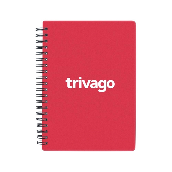 5 1/2" X 7" translucent notebook that's spiral bound and features... from ASI 88060 Snugz/USA Inc / Sweda®