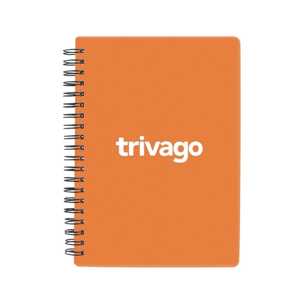 5 1/2" X 7" translucent notebook that's spiral bound and features... from ASI 88060 Snugz/USA Inc / Sweda®