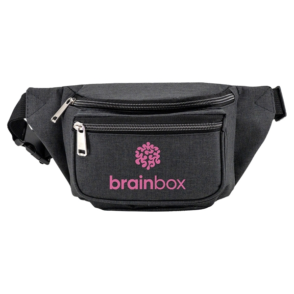 Triple Zipper Heather Fanny Pack... from ASI 31517 Admart Products / Admart Line