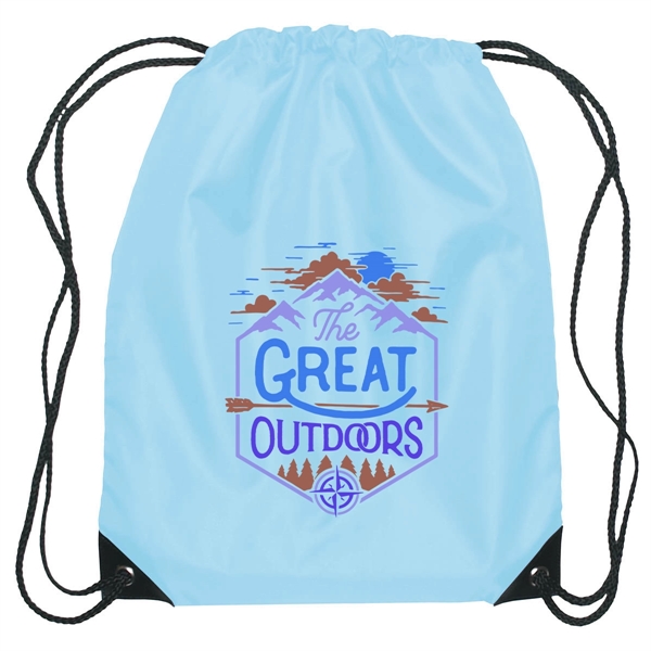 Small sports pack with polyester drawstring.... from ASI 61125 Hit Promotional Products / Hit®