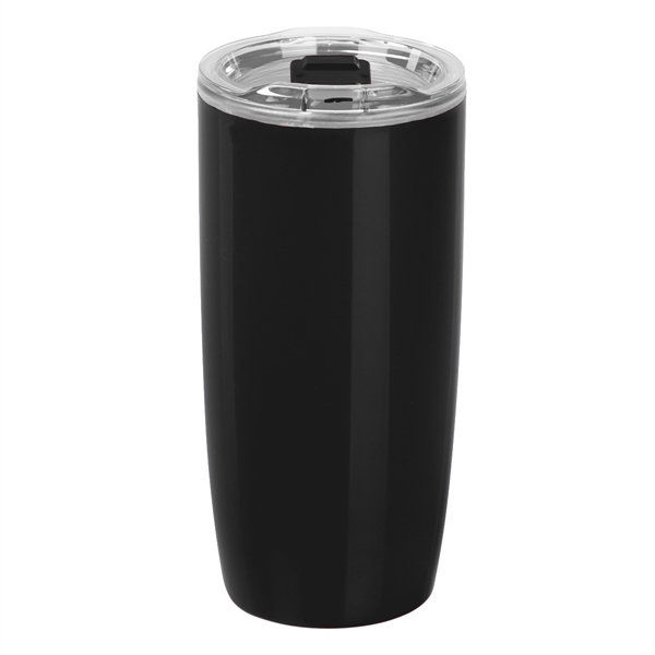 19 oz. acrylic double wall tumbler with slide action, spill-resistant lid.... from ASI 61125 Hit Promotional Products / Hit®