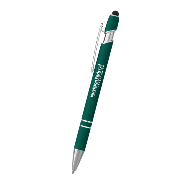 Aluminum ballpoint pen with stylus on top.... from ASI 61125 Hit Promotional Products / Hit®