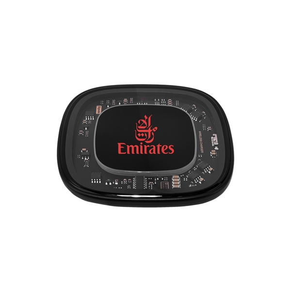 The Springfield Clear Charger with Blue Halo LED Ring is a... from ASI 90154 Sunjoy Group Inc