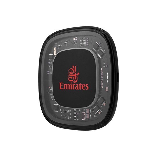 The Springfield Clear Charger with Blue Halo LED Ring is a... from ASI 90154 Sunjoy Group Inc