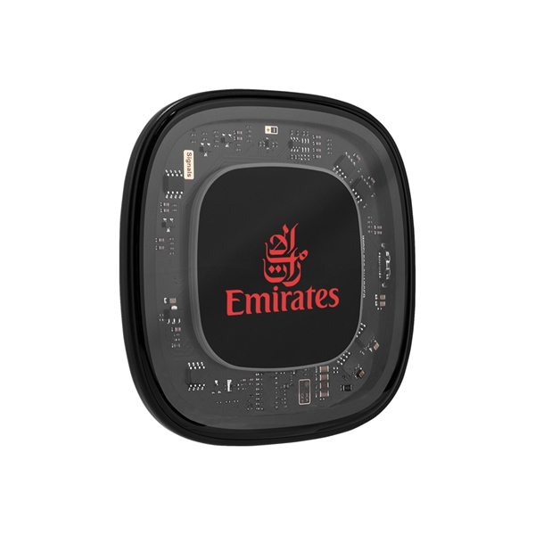 The Springfield Clear Charger with Blue Halo LED Ring is a... from ASI 90154 Sunjoy Group Inc