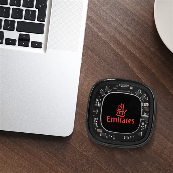 The Springfield Clear Charger with Blue Halo LED Ring is a... from ASI 90154 Sunjoy Group Inc