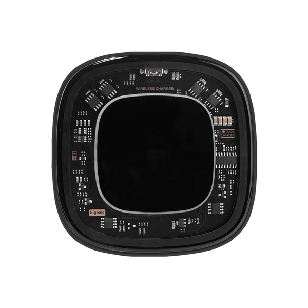 The Springfield Clear Charger with Blue Halo LED Ring is a... from ASI 90154 Sunjoy Group Inc