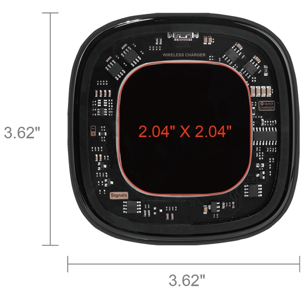 The Springfield Clear Charger with Blue Halo LED Ring is a... from ASI 90154 Sunjoy Group Inc