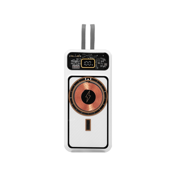 ClearCurrent MagSafe Wireless and Wired Power Bank is the ultimate on-the-go... from ASI 90154 Sunjoy Group Inc