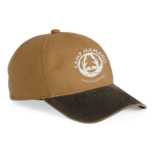 Canvas and cotton six panel unstructured low profile baseball cap with... from ASI 88060 Snugz/USA Inc