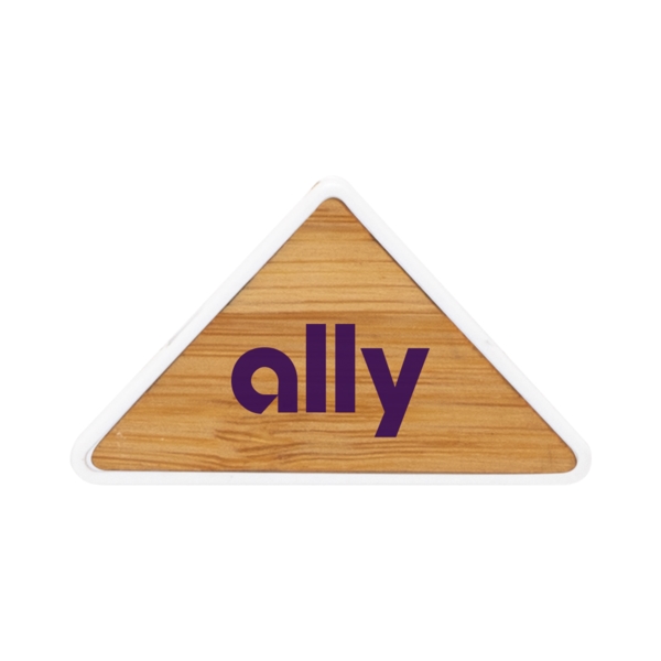 ABS and bamboo corner clip with customization.... from ASI 88060 Snugz/USA Inc