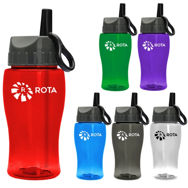18 oz. Poly-Pure Bottle with Flip Straw Lid.... from ASI 40480 Koozie Group