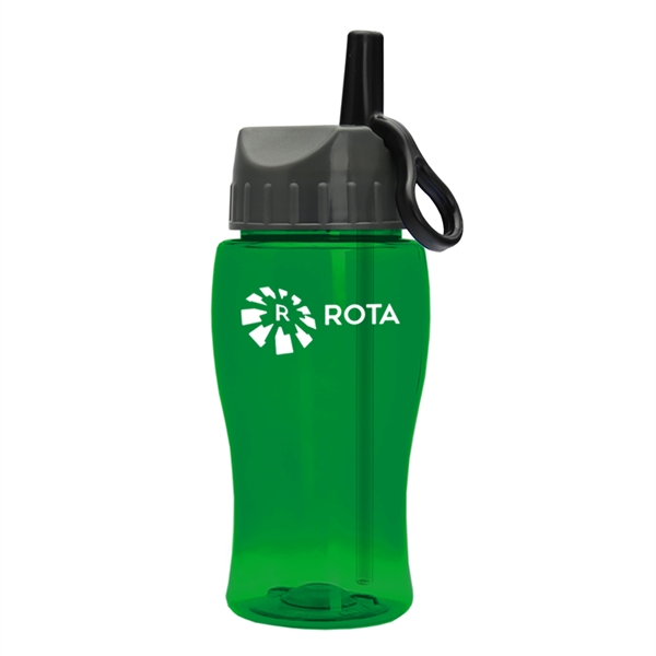 18 oz. Poly-Pure Bottle with Flip Straw Lid.... from ASI 40480 Koozie Group