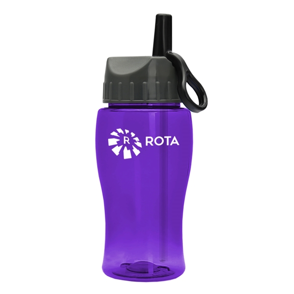 18 oz. Poly-Pure Bottle with Flip Straw Lid.... from ASI 40480 Koozie Group