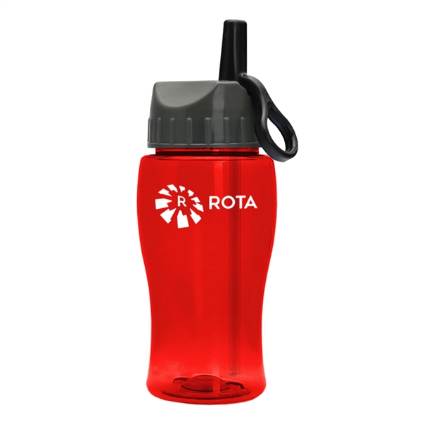 18 oz. Poly-Pure Bottle with Flip Straw Lid.... from ASI 40480 Koozie Group