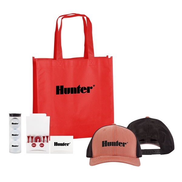 Tote bag, hats, golf balls, tees, marker, divot tool... from ASI 44900 NC Custom (CI/Lanco) / Lanco
