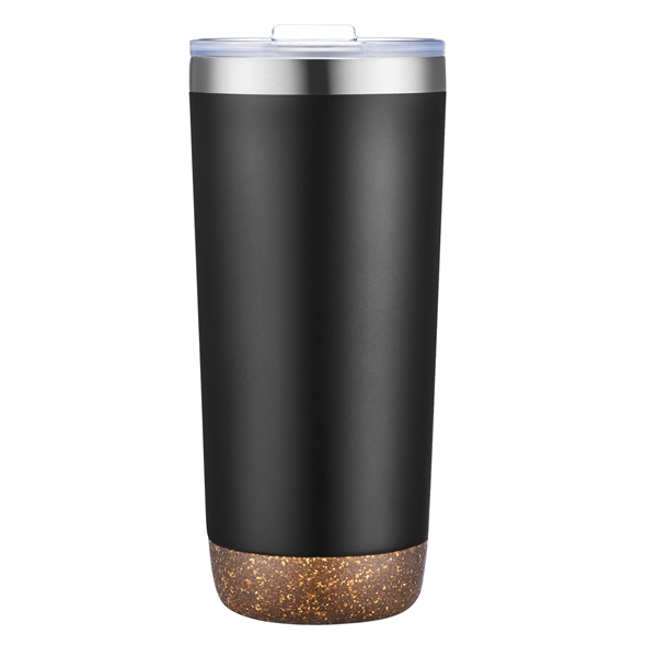22 Oz Vacuum Sealed Travel Tumbler with Powdered Finish and Natural... from ASI 79535 Primetime / Primetime