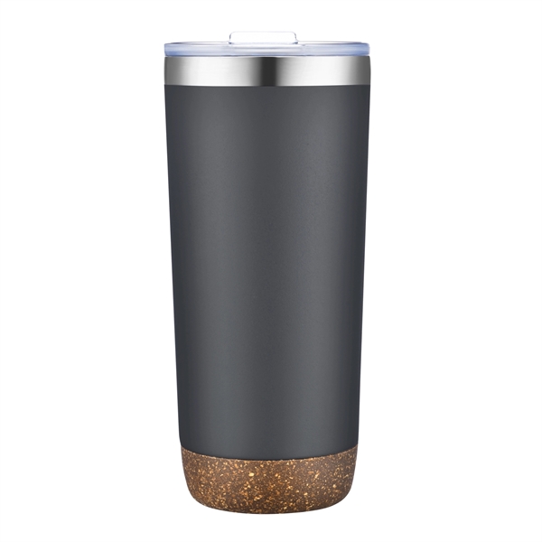 22 Oz Vacuum Sealed Travel Tumbler with Powdered Finish and Natural... from ASI 79535 Primetime / Primetime