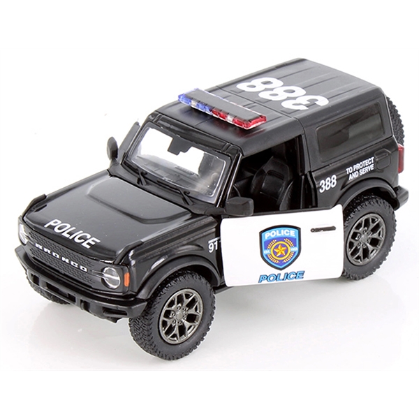 Police Die cast metal vehicle Bronco... from ASI 85620 H M Schmidt Co Inc / Traveling Billboard