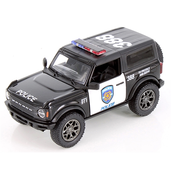 Police Die cast metal vehicle Bronco... from ASI 85620 H M Schmidt Co Inc / Traveling Billboard
